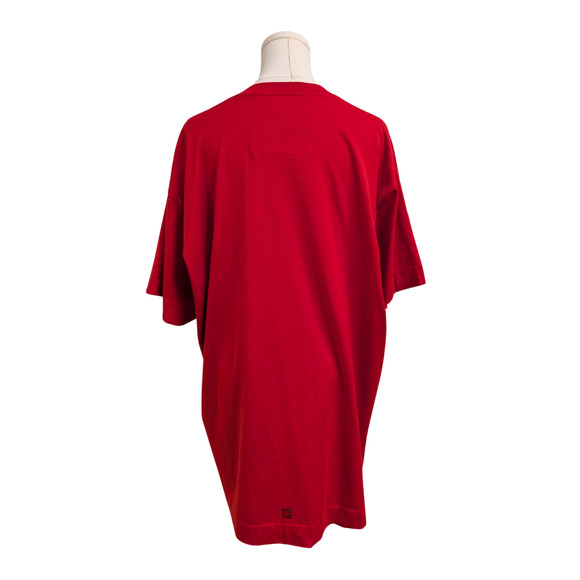 NWT Givenchy Red Trompe-l'oeil Graphic Logo T-Shirt Men's Size Large - Picture 4 of 10
